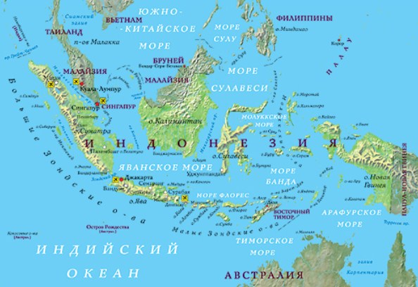 Географическое положение Индонезии
