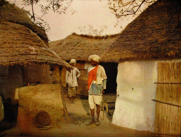 Индийская племенная деревня