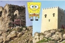 Турция: Старинный замок превратили в Губку Боба